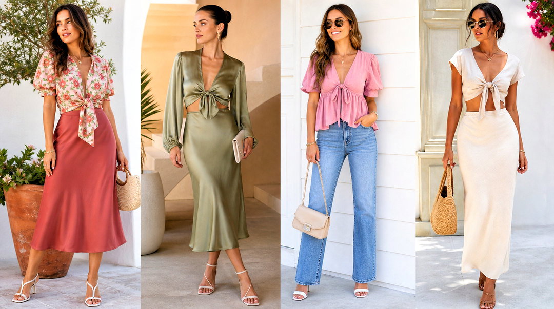 20 Tie-Front Top Styles for Fresh, Flattering Everyday Looks