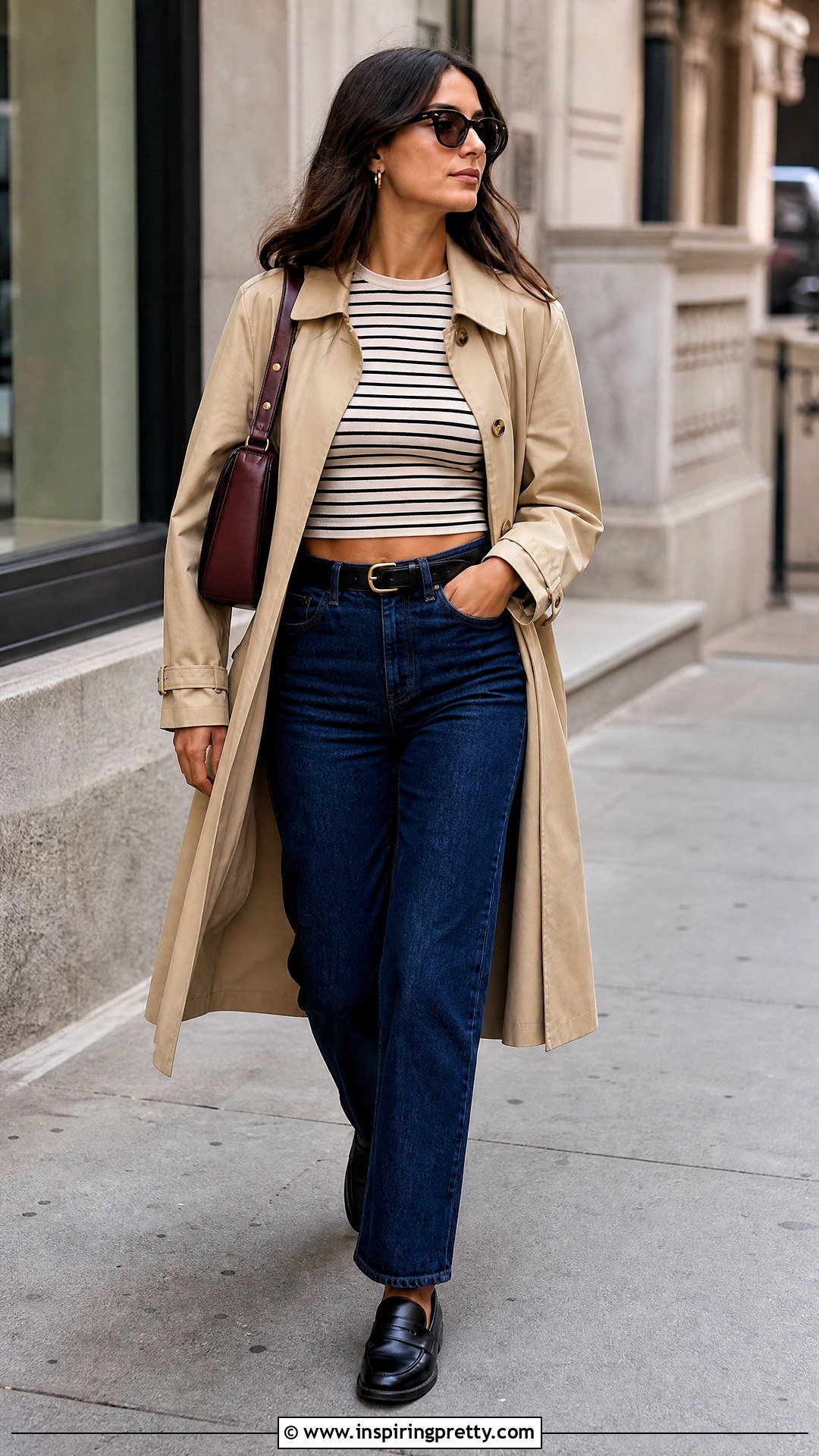 Tight Short Sleeve Crop Top With Straight Leg Jeans - 20 tight crop top short sleeve outfit ideas