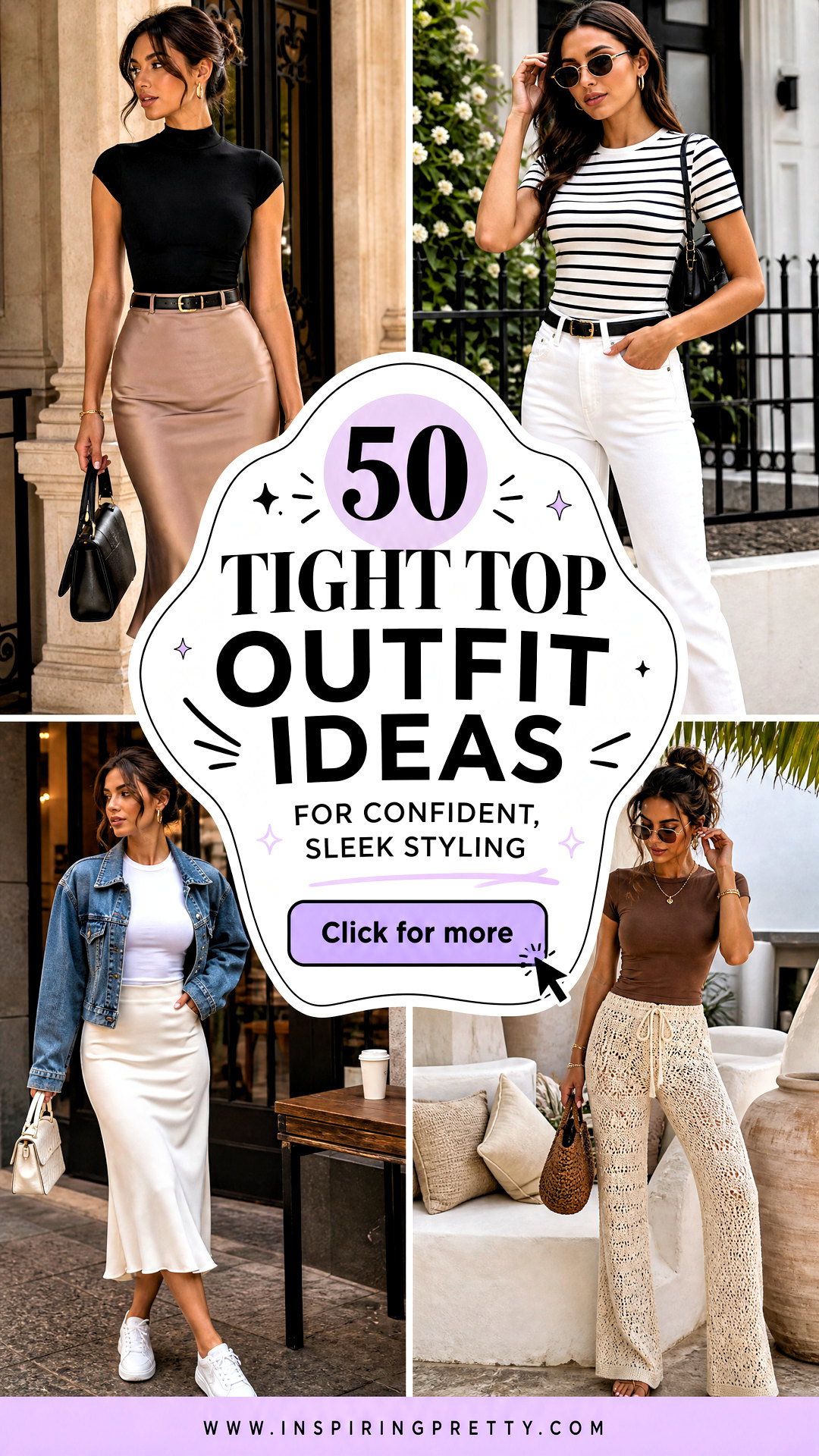 50 Tight Top Outfit Ideas for Confident Sleek Styling - 50 Tight Top Outfit Ideas for Confident, Sleek Styling