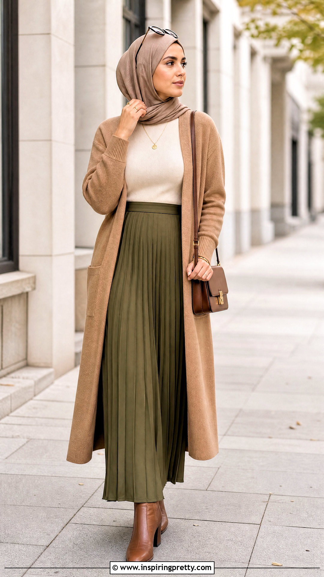 Tight Top With Maxi Skirt And Longline Layer - 50 tight top outfit ideas