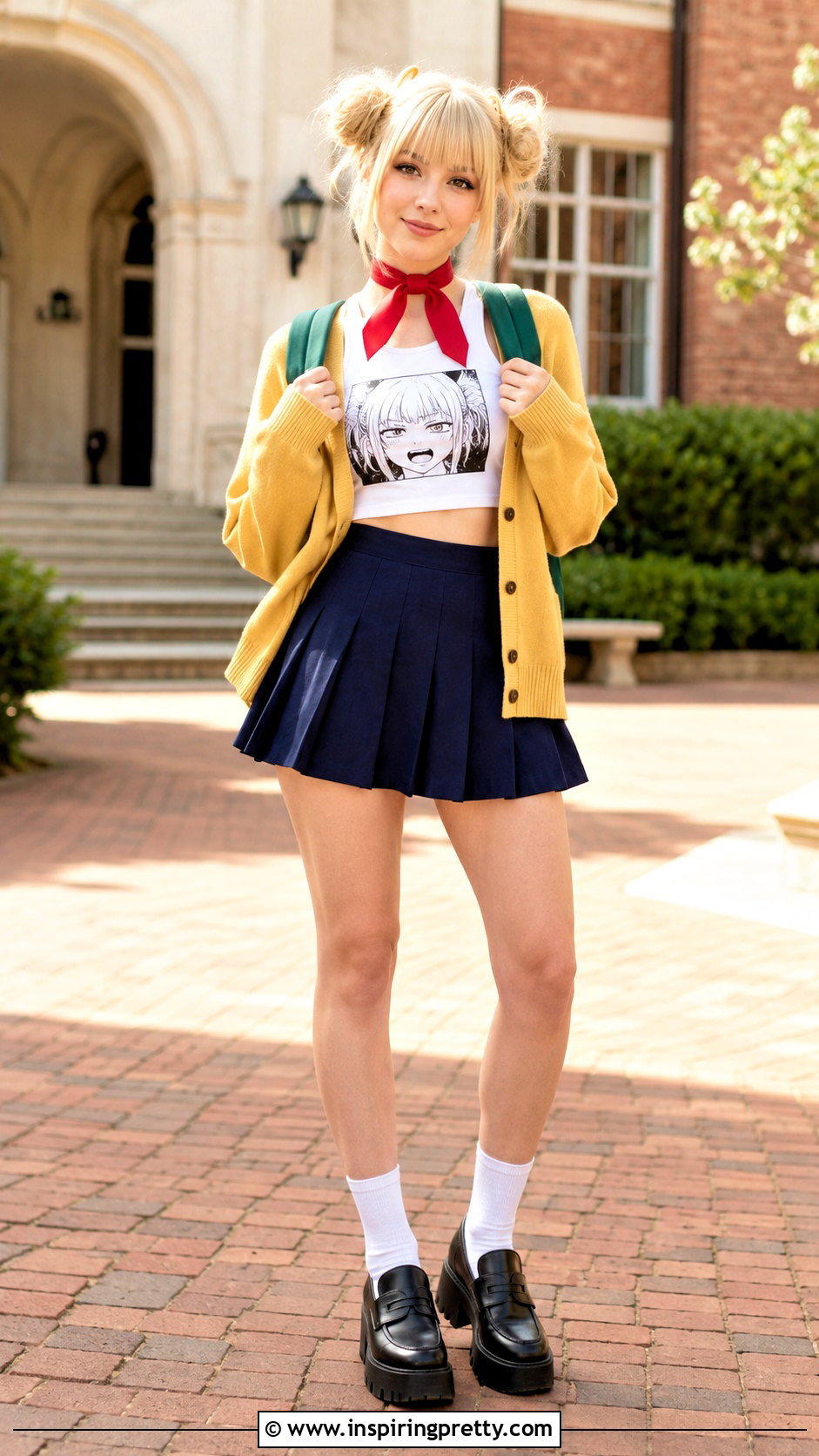 Toga My Hero Academia Crop Top With Tennis Skirt - 20 My Hero Academia Crop Top outfit ideas