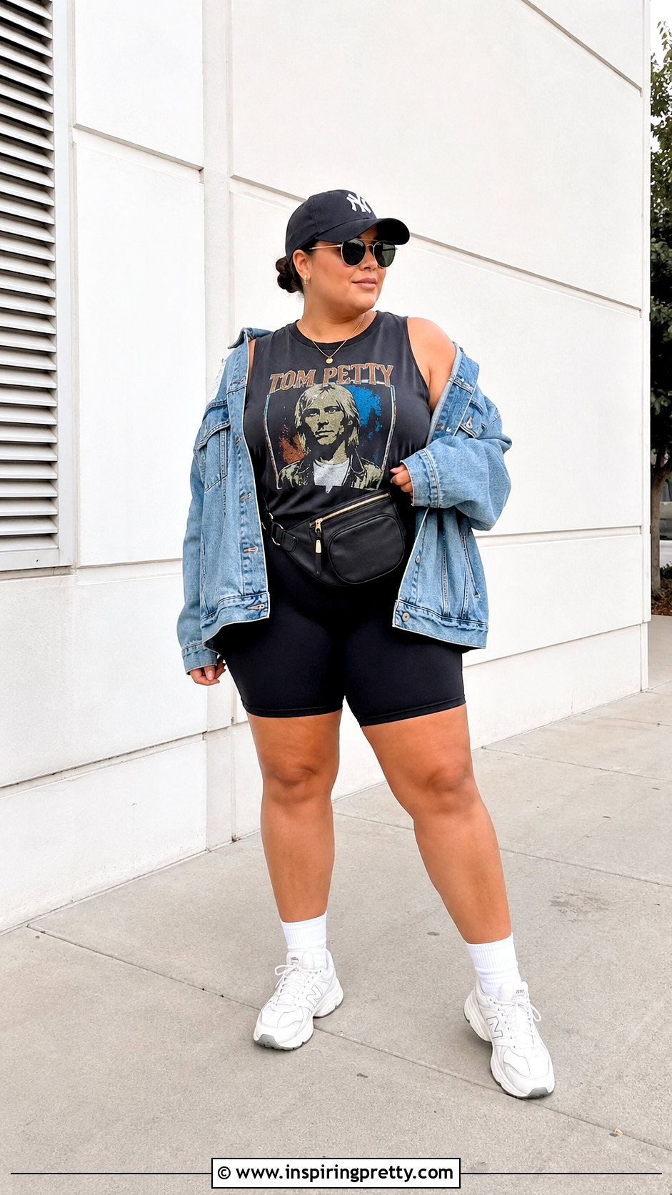 Tom Petty Tank Top With Biker Shorts - 20 tom petty tank top outfit ideas