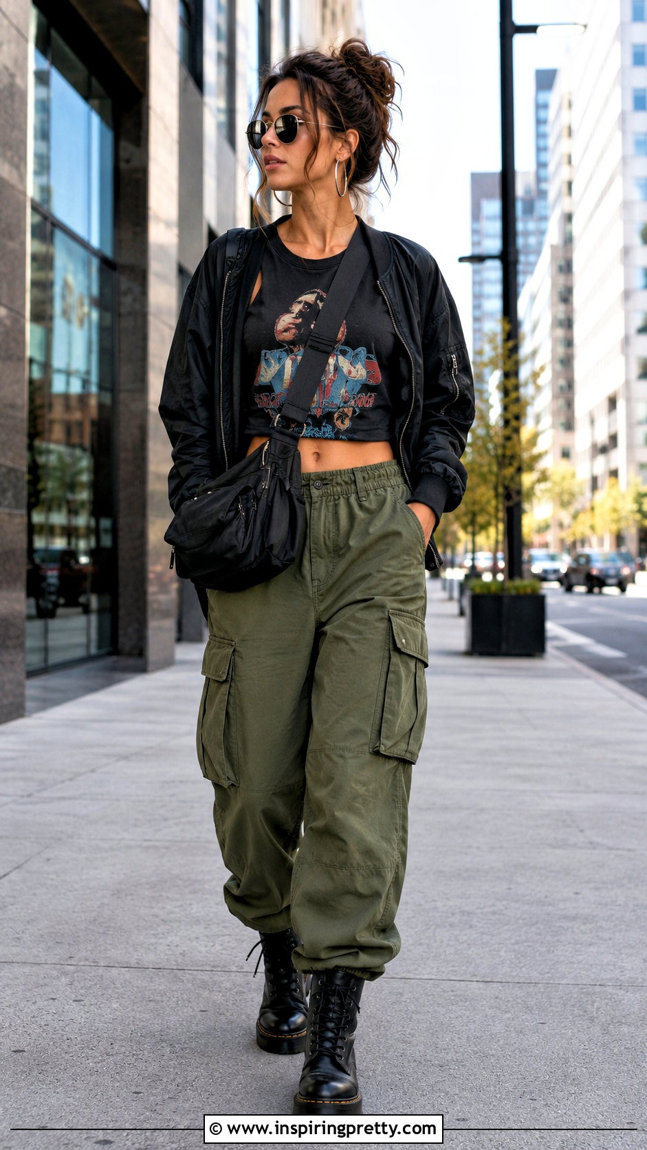 Tom Petty Tank Top With Cargo Pants - 20 tom petty tank top outfit ideas