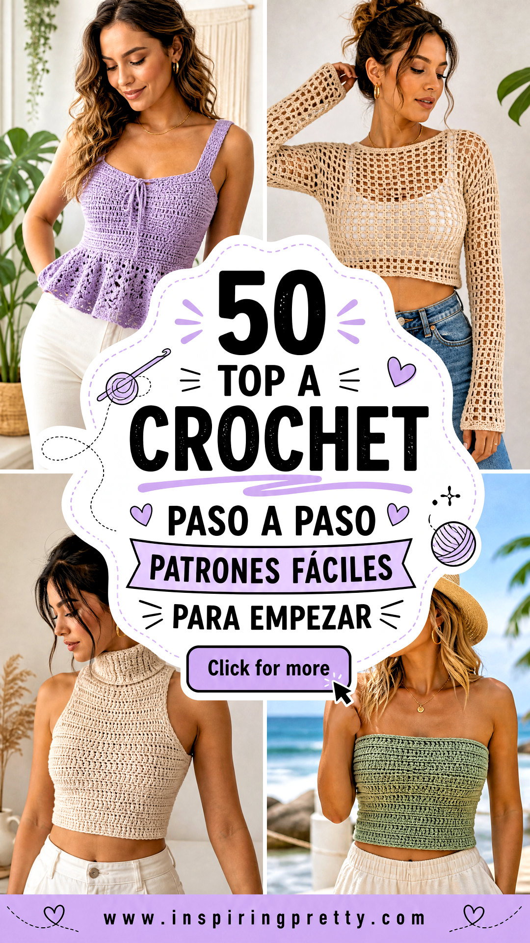 50 Top A Crochet Paso A Paso Patrones Faciles Para Empezar - 50 Top A Crochet Paso A Paso Patrones Fáciles Para Empezar