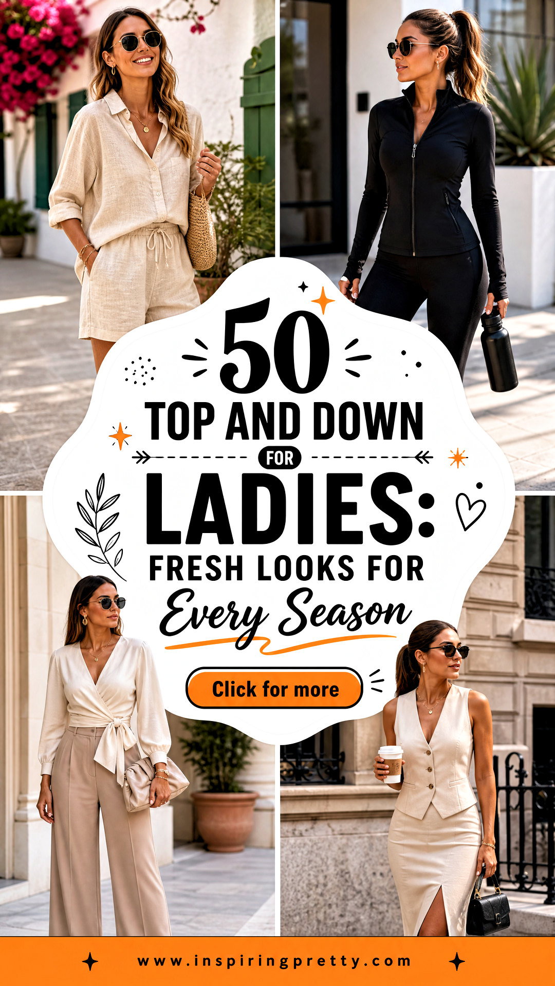 50 Top And Down For Ladies Fresh Looks For Every Season - 50 Top And Down For Ladies: Fresh Looks For Every Season