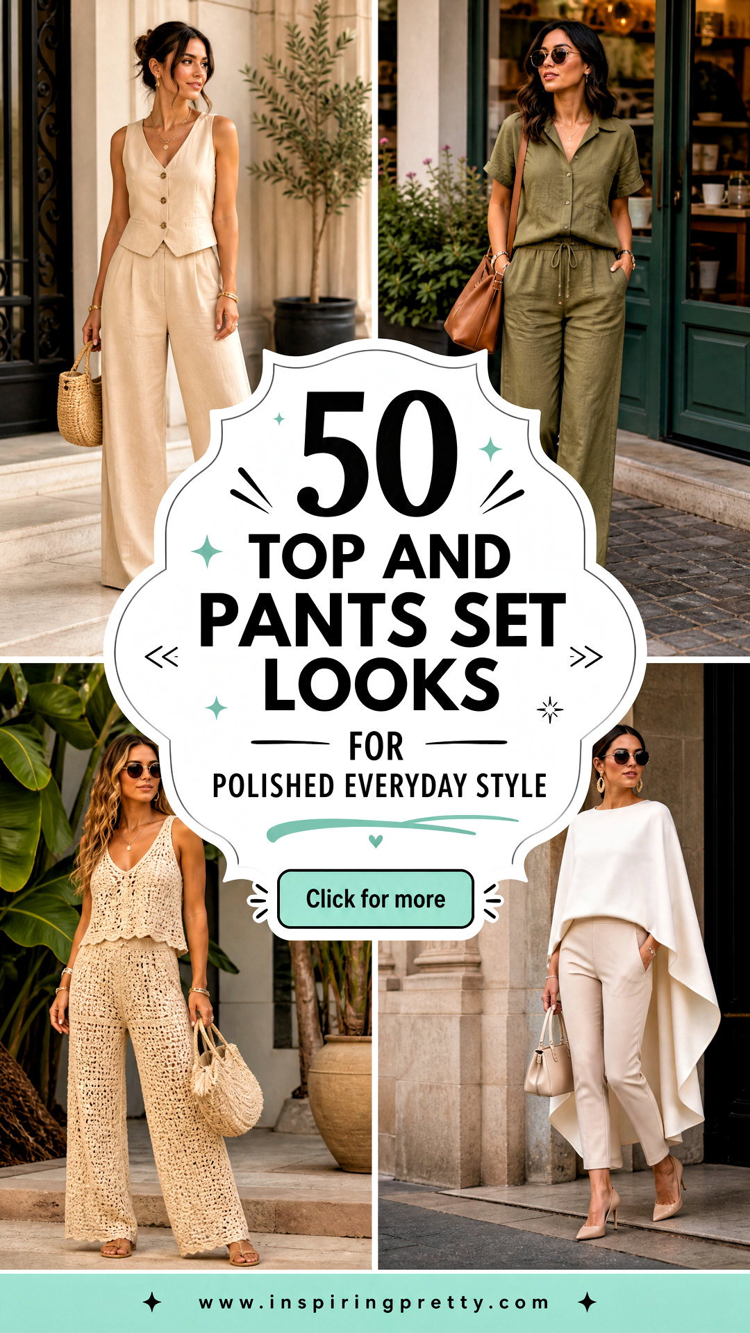50 Top And Pants Set Looks For Polished Everyday Style - 50 Top And Pants Set Looks For Polished Everyday Style