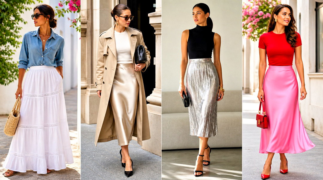 50 Top And Skirt Outfit Ideas For Chic Everyday Dressing