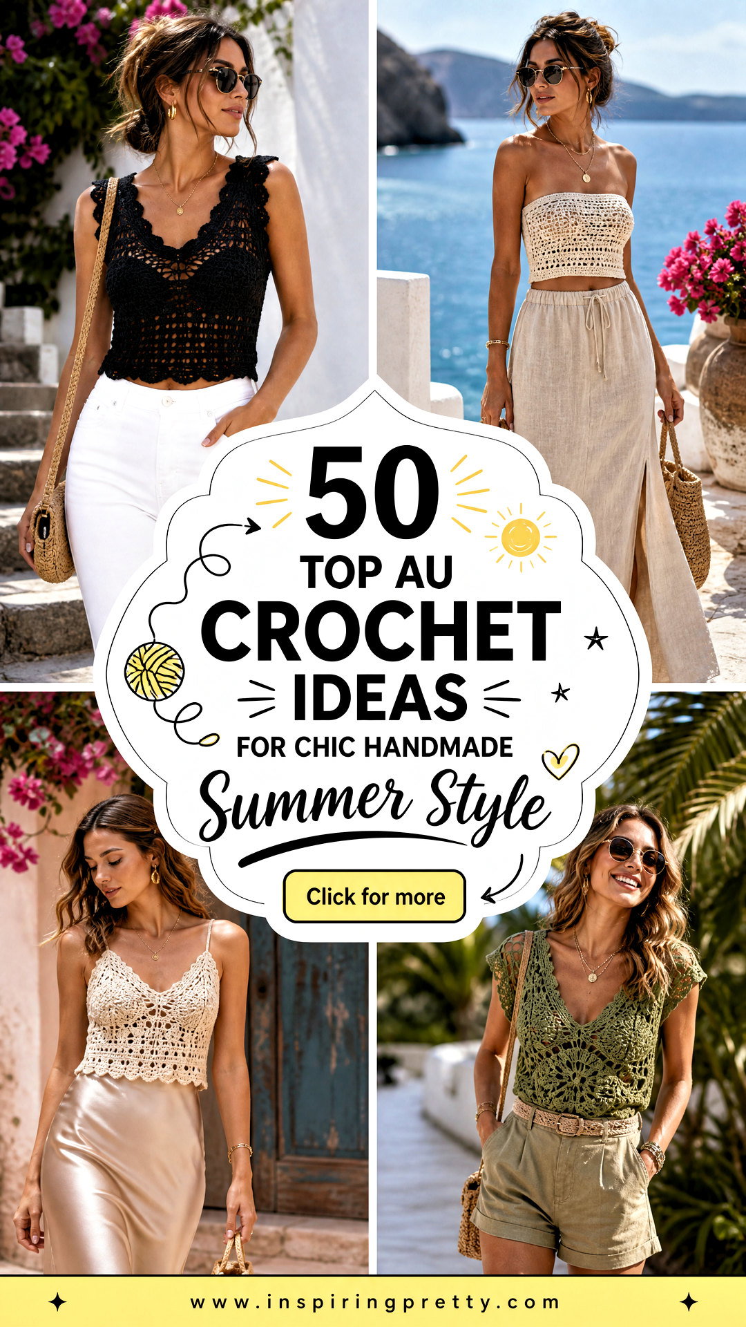 50 Top Au Crochet Ideas For Chic Handmade Summer Style - 50 Top Au Crochet Ideas For Chic Handmade Summer Style