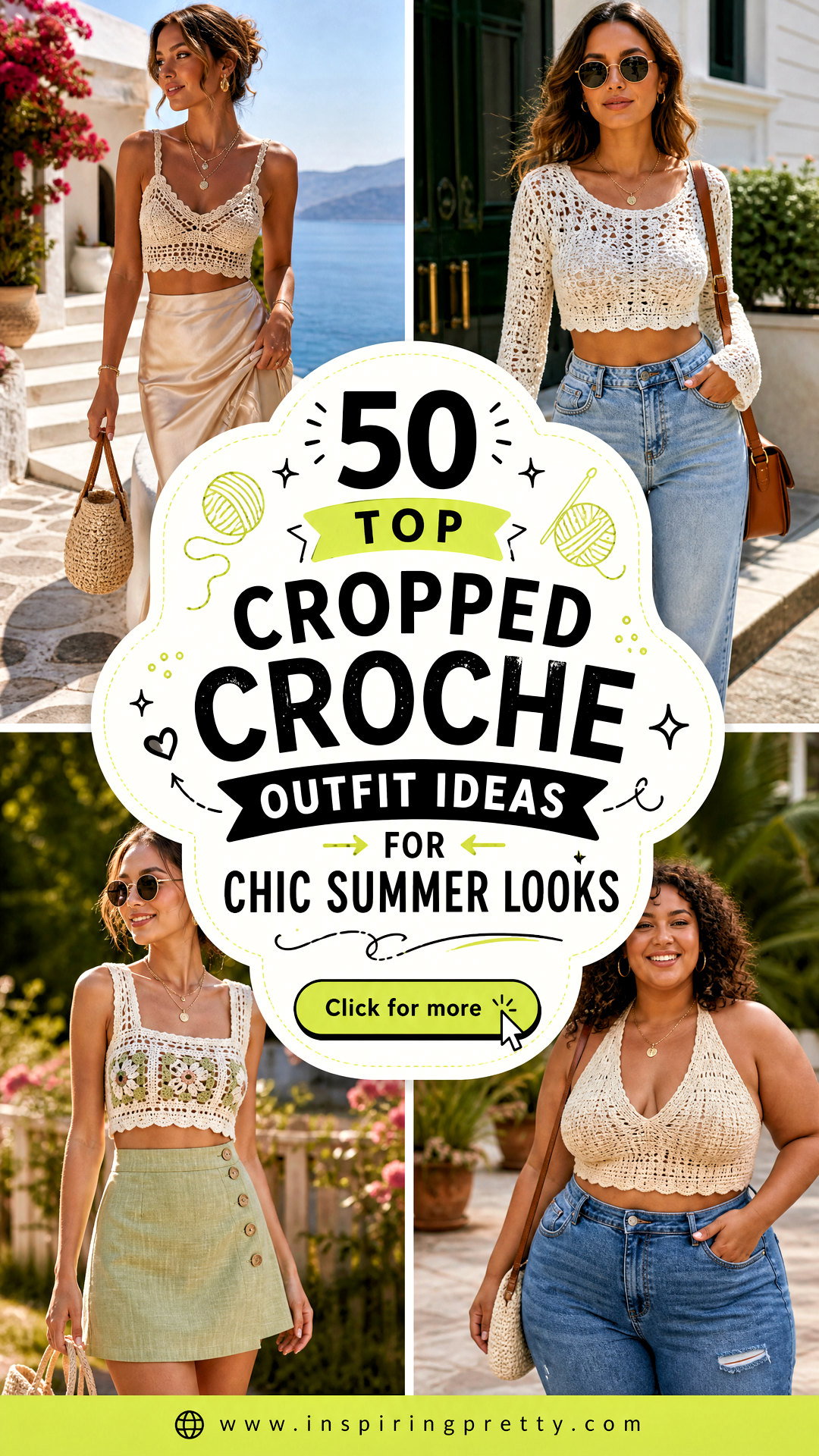 50 Top Cropped Croche Outfit Ideas For Chic Summer Looks - 50 Top Cropped Croche Outfit Ideas For Chic Summer Looks