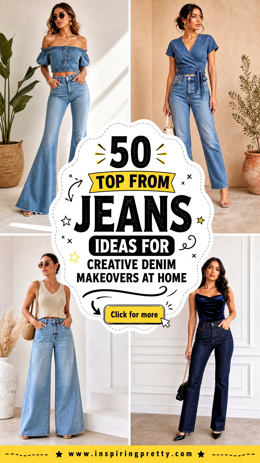 50 Top From Jeans Ideas for Creative Denim Makeovers at Home - 50 Top From Jeans Ideas for Creative Denim Makeovers at Home