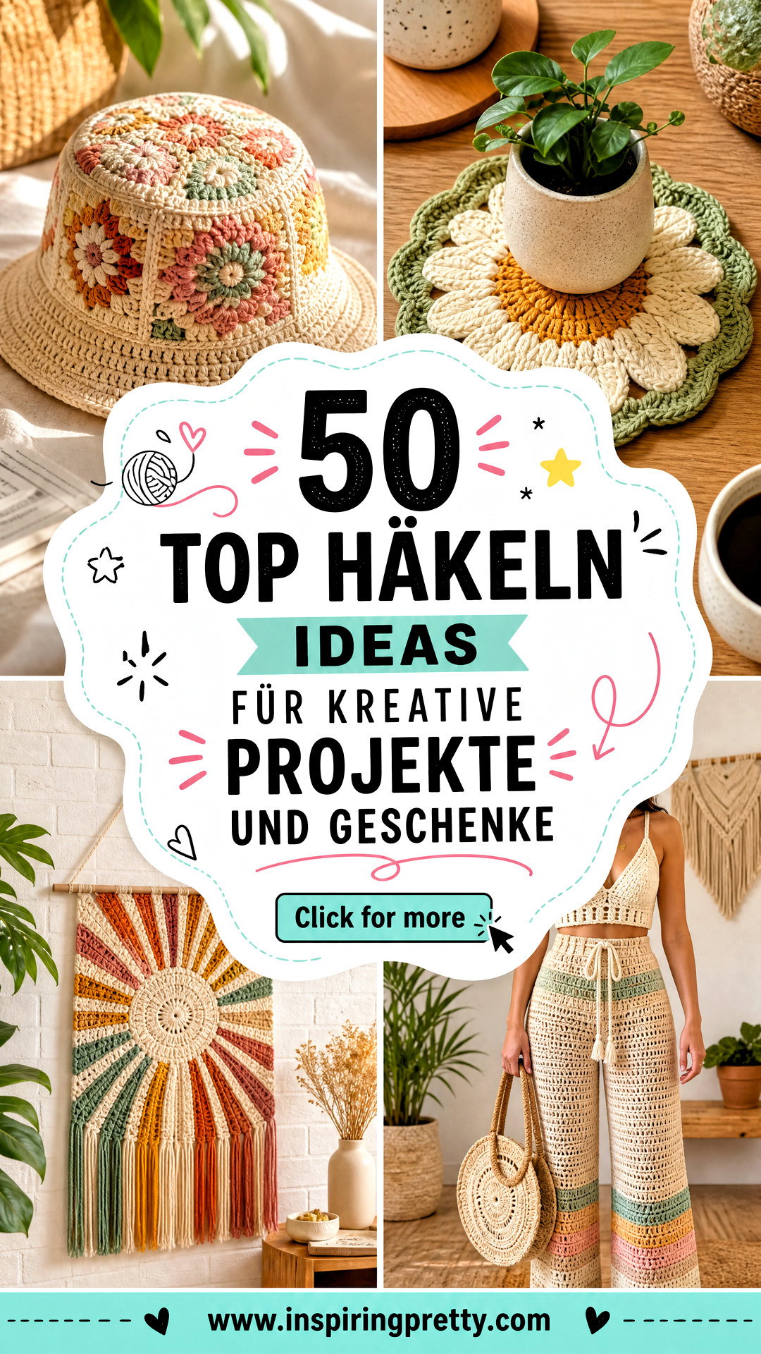 50 Top Hakeln Ideas fr Kreative Projekte und Geschenke - 50 Top Häkeln Ideas für Kreative Projekte und Geschenke