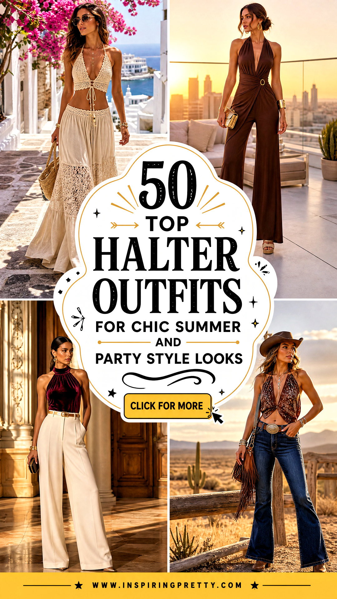 50 Top Halter Outfits for Chic Summer and Party Style Looks - 50 Top Halter Outfits for Chic Summer and Party Style Looks