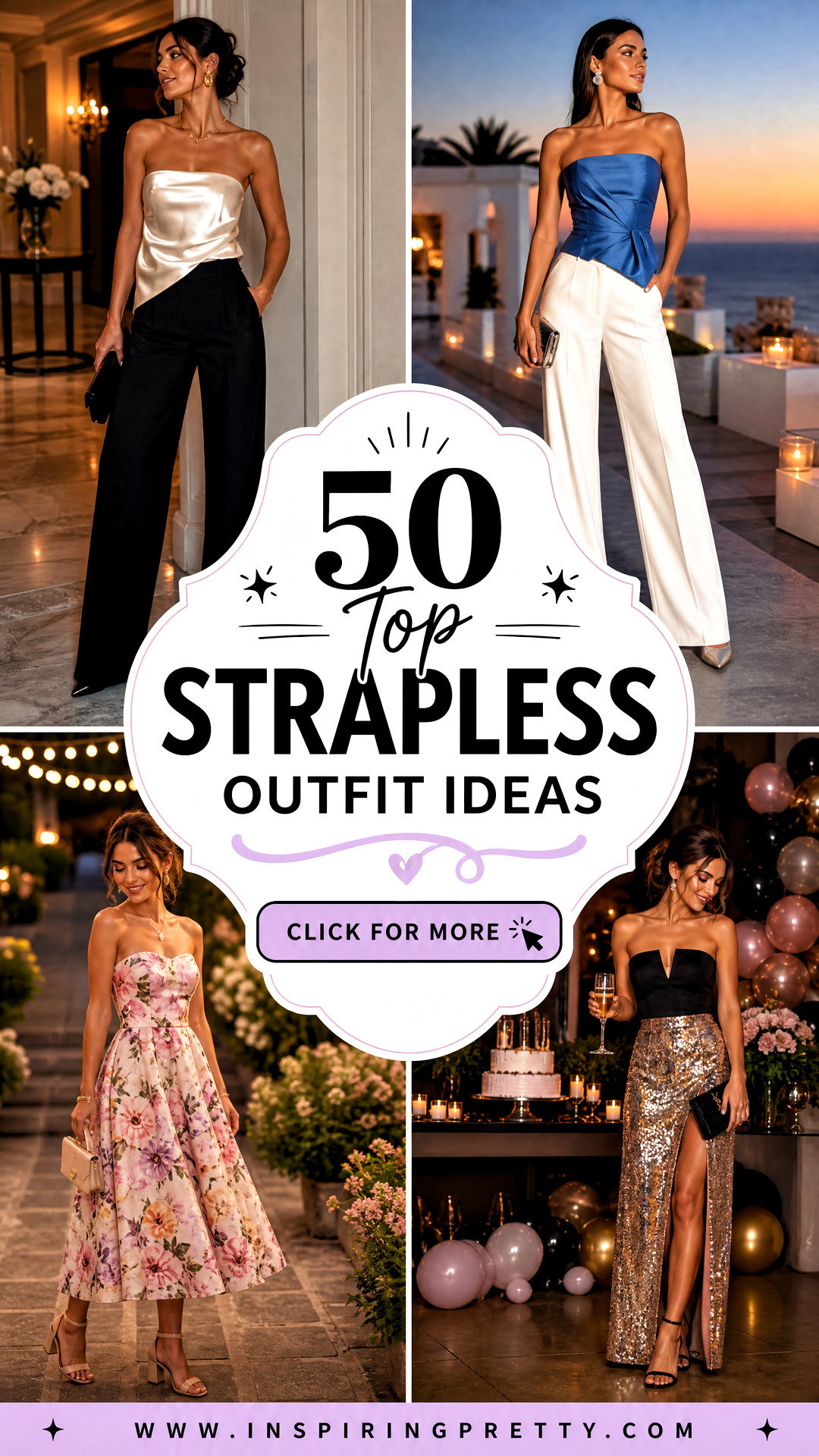 50 Top Strapless Outfit Ideas for Modern Elegant Event Style - 50 Top Strapless Outfit Ideas for Modern, Elegant Event Style