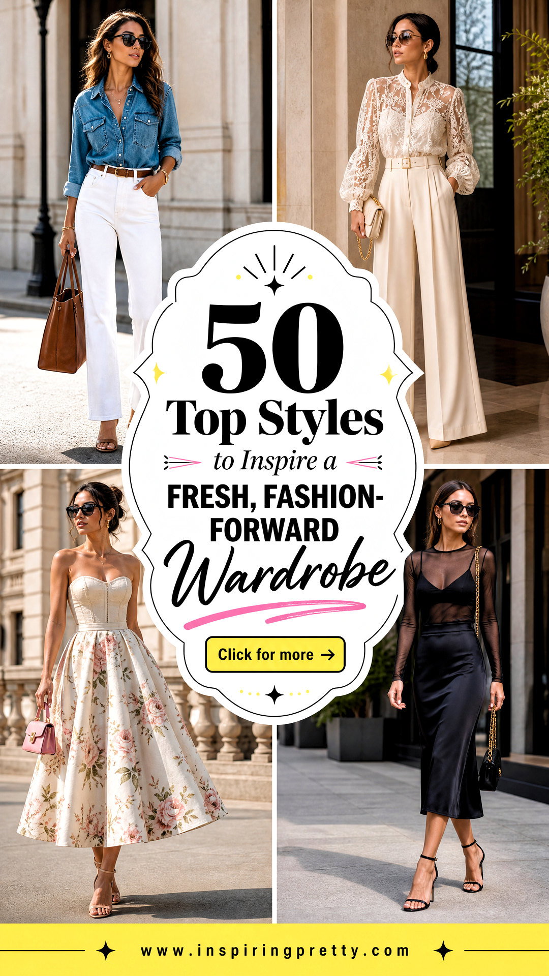 50 Top Styles to Inspire a Fresh Fashion-Forward Wardrobe - 50 Top Styles to Inspire a Fresh, Fashion-Forward Wardrobe