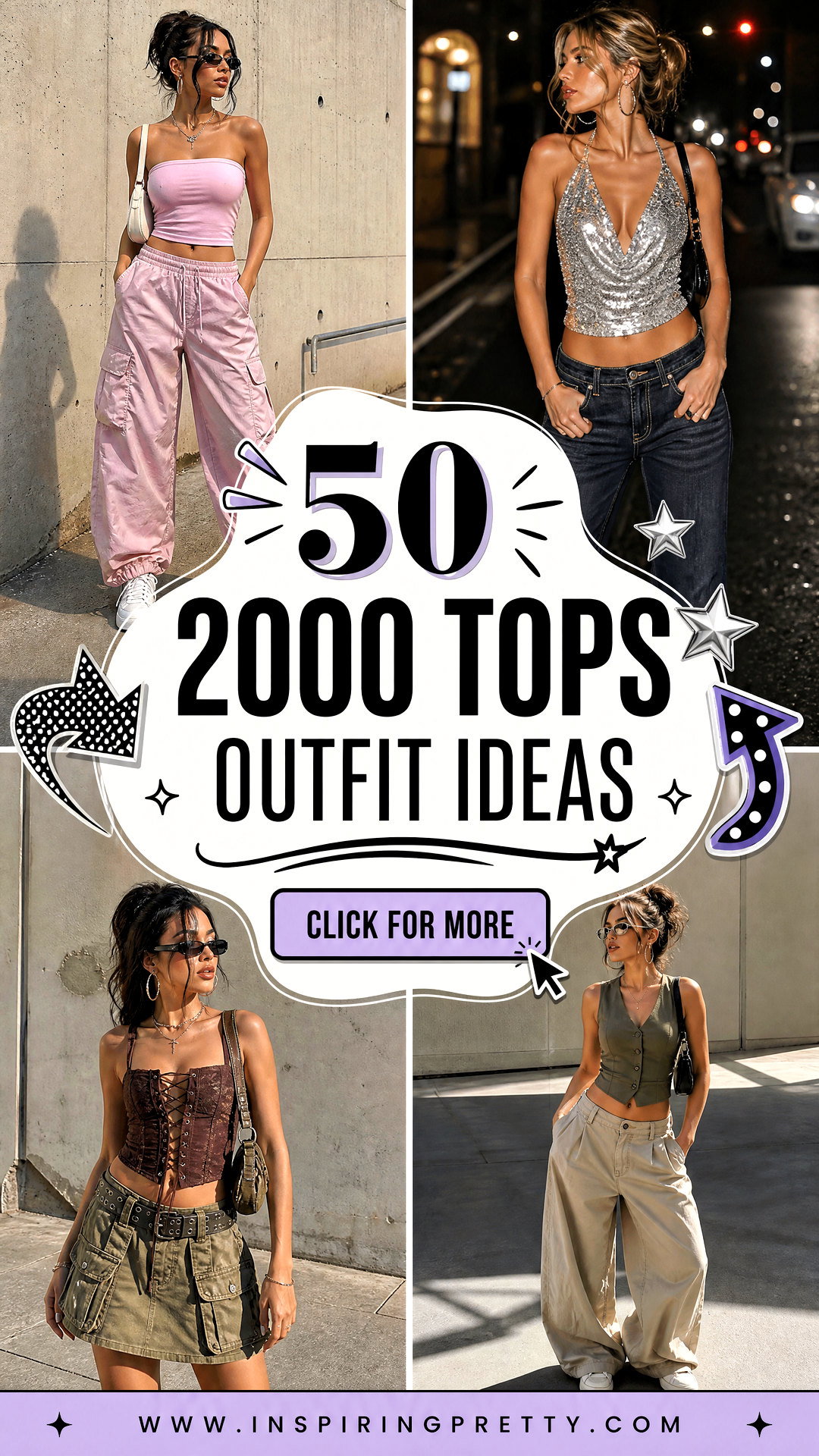 50 2000 Tops Outfit Ideas for Nostalgic Y2K Style Today - 50 2000 Tops Outfit Ideas for Nostalgic Y2K Style Today