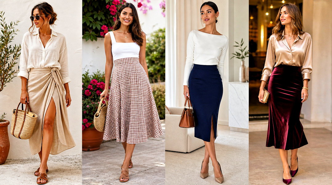 50 Tops and Skirts Outfit Ideas for Effortless Chic Style