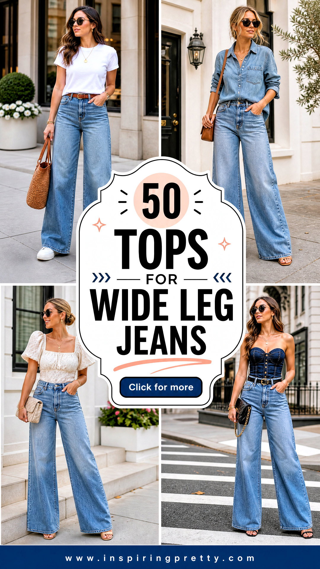 50 Tops for Wide Leg Jeans Flattering Looks to Try in 2025 - 50 Tops for Wide Leg Jeans: Flattering Looks to Try in 2025