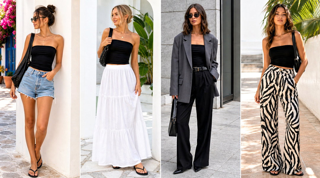 20 Topshop Tube Top Outfit Ideas for Effortless Styling