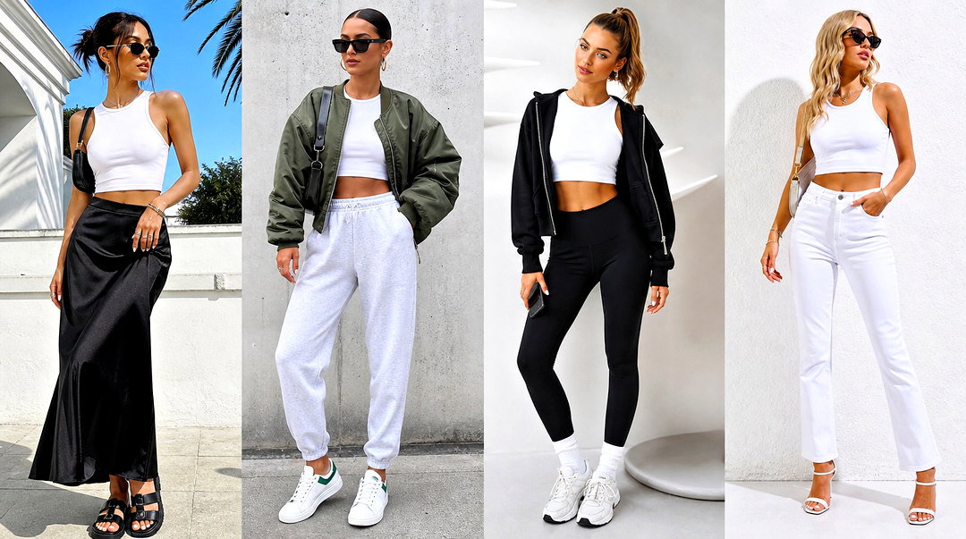 20 Topshop White Crop Top Outfit Ideas for Fresh Looks