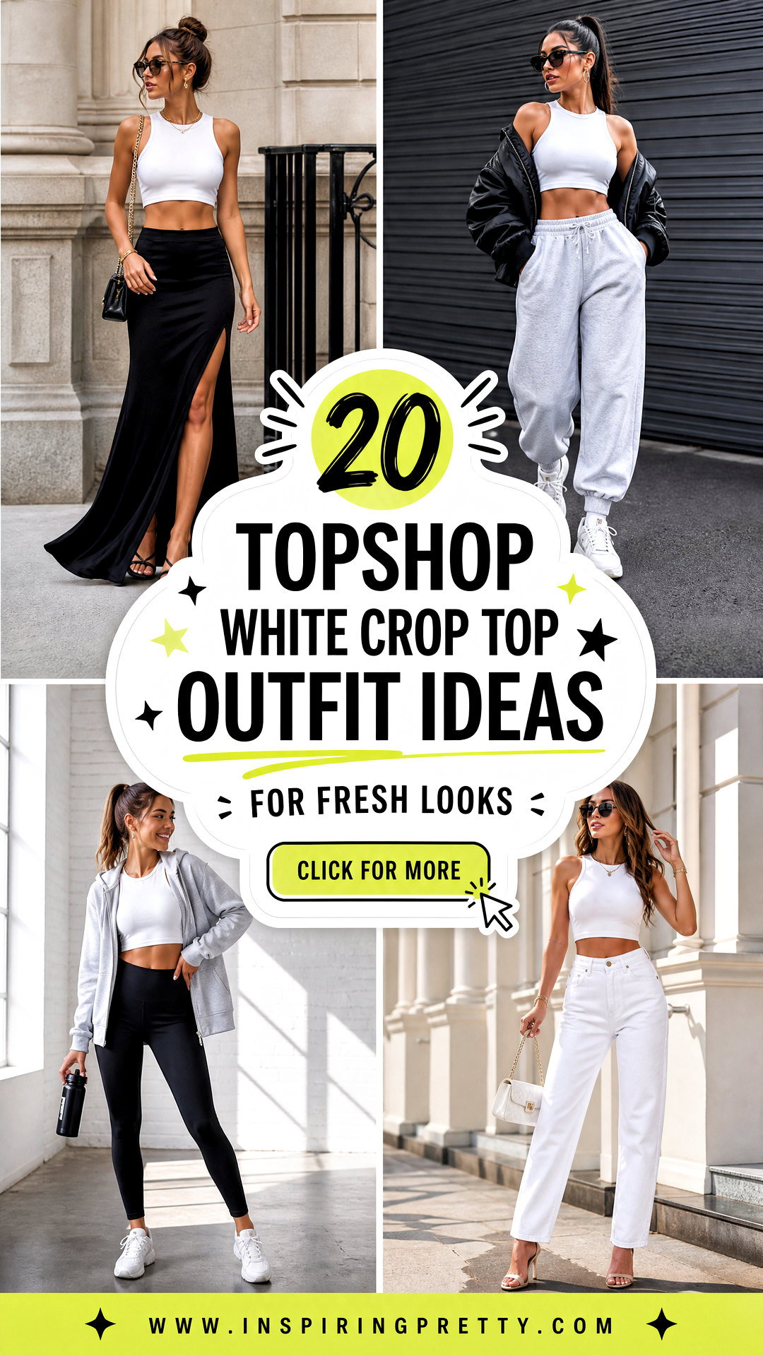 20 Topshop White Crop Top Outfit Ideas for Fresh Looks - 20 Topshop White Crop Top Outfit Ideas for Fresh Looks