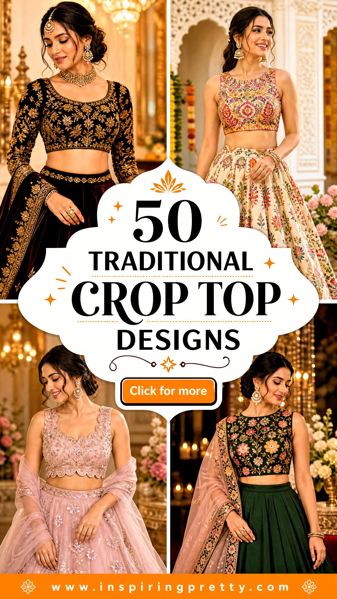 50 Traditional Crop Top Designs Festive Styles to Inspire - 50 Traditional Crop Top Designs: Festive Styles to Inspire