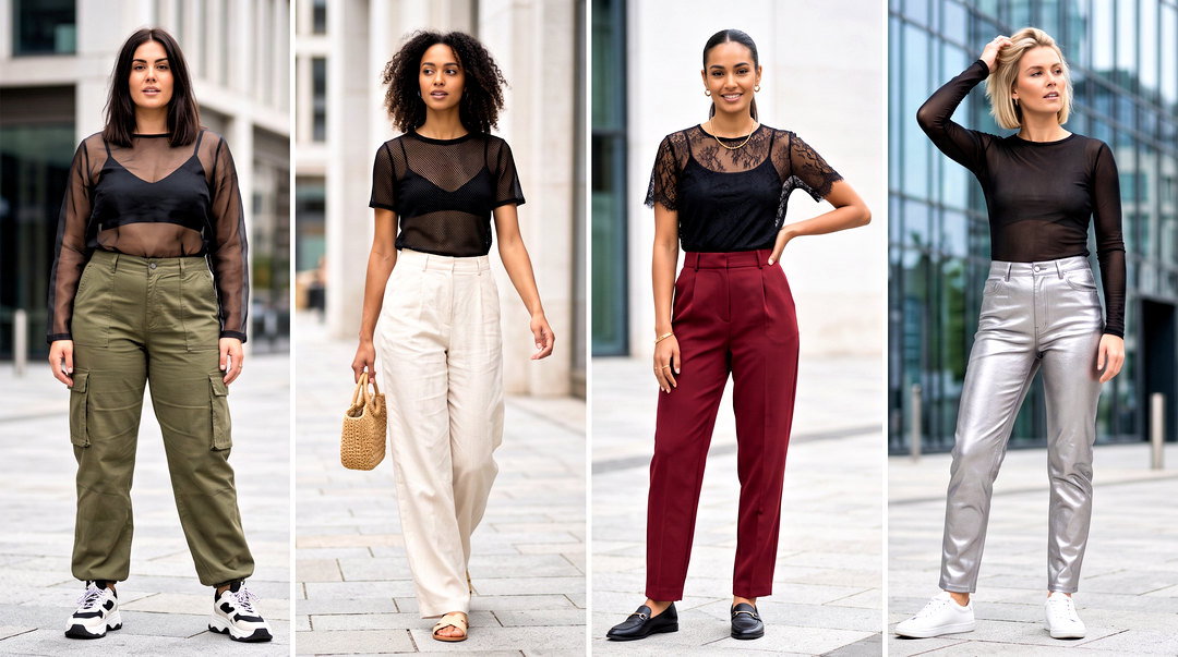 25 Translucent Black Top Outfit Ideas for Chic Night-Out Looks