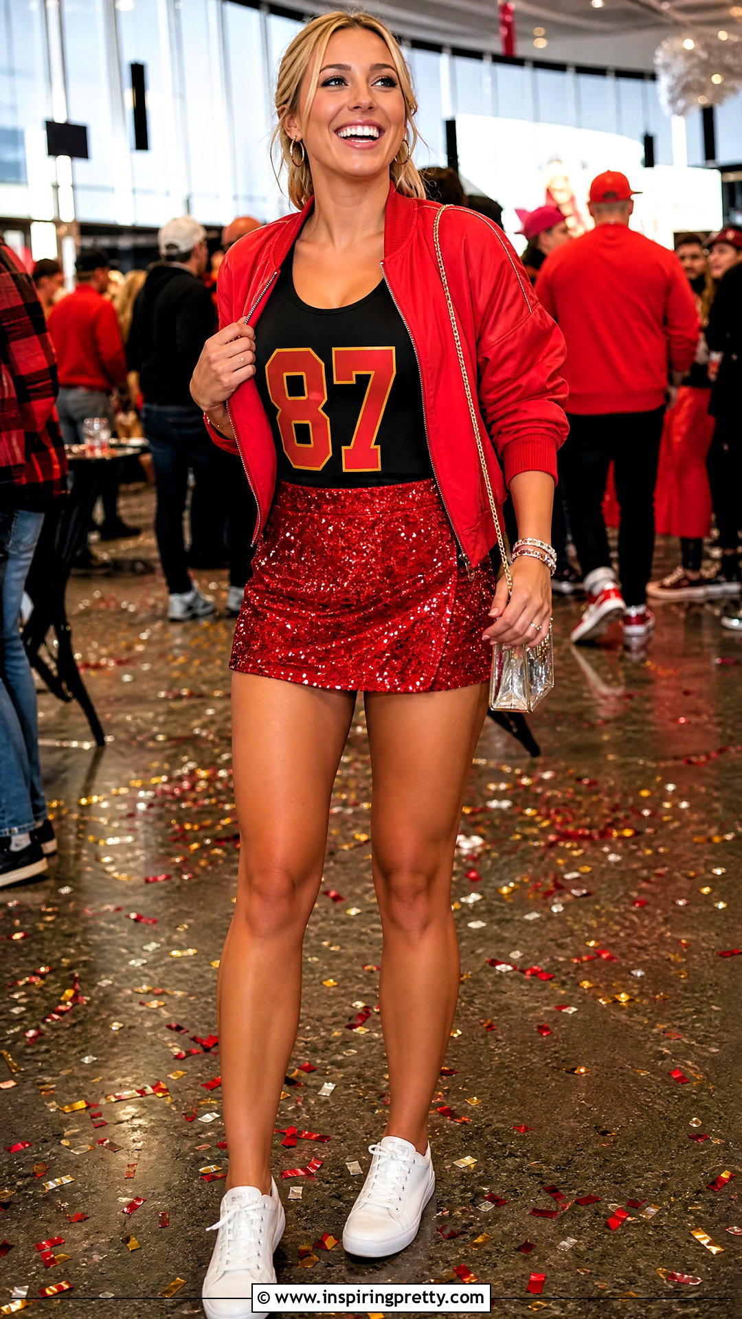 Travis Kelce Tank Top With Sequin Skirt - 20 travis kelce tank tops