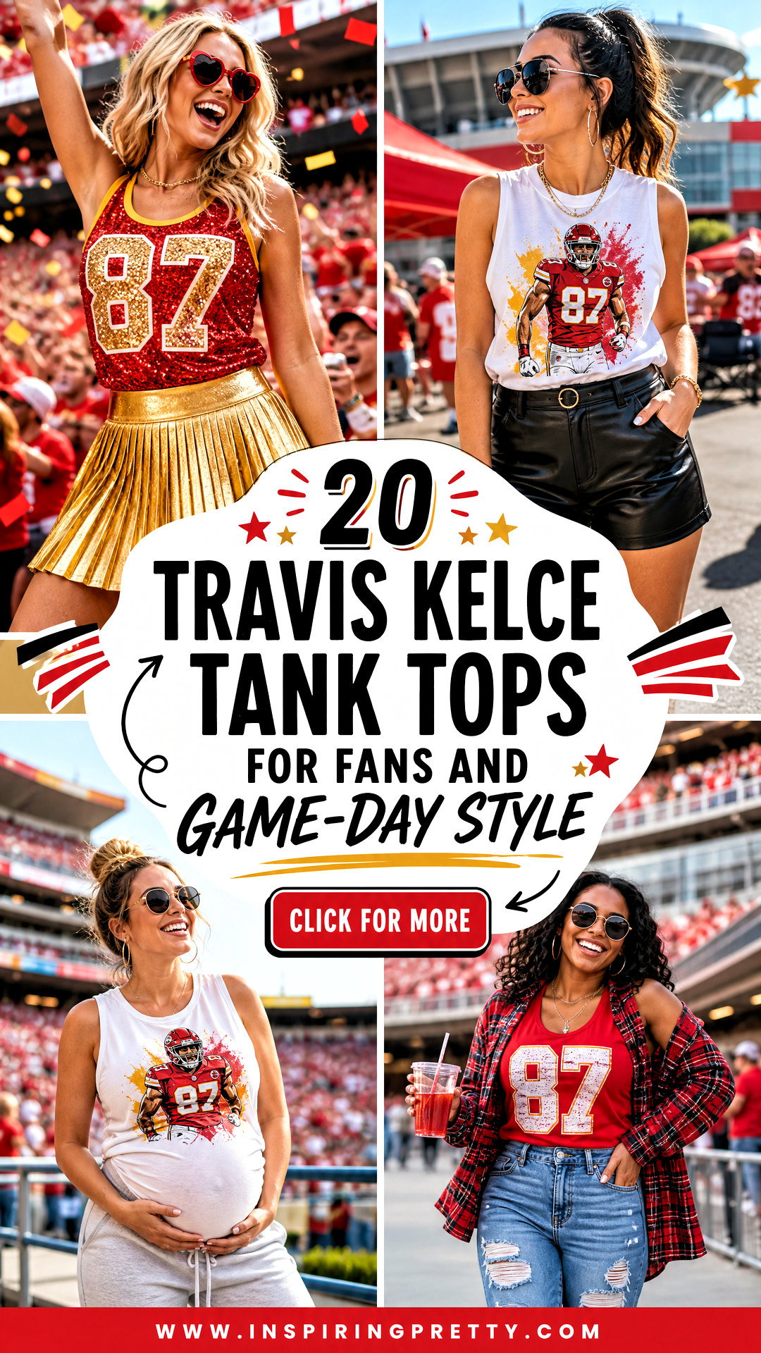 20 Travis Kelce Tank Tops for Fans and Game-Day Style - 20 Travis Kelce Tank Tops for Fans and Game-Day Style