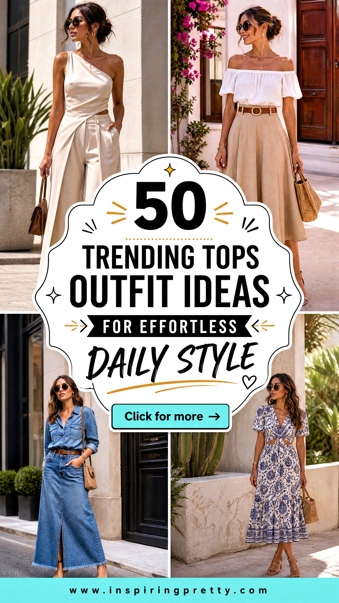 50 Trending Tops Outfit Ideas for Effortless Daily Style - 50 Trending Tops Outfit Ideas for Effortless Daily Style