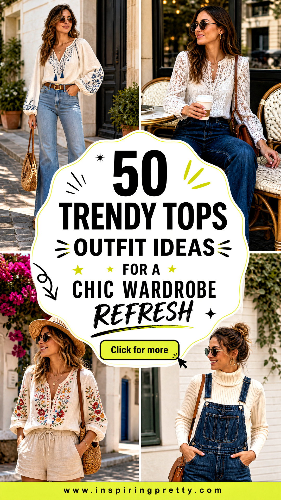50 Trendy Tops Outfit Ideas for a Chic Wardrobe Refresh - 50 Trendy Tops Outfit Ideas for a Chic Wardrobe Refresh