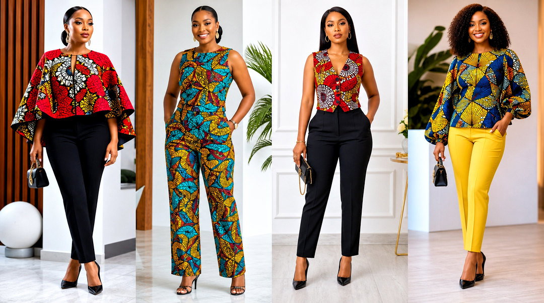 50 Trouser and Top Ankara Styles for Modern Celebrations
