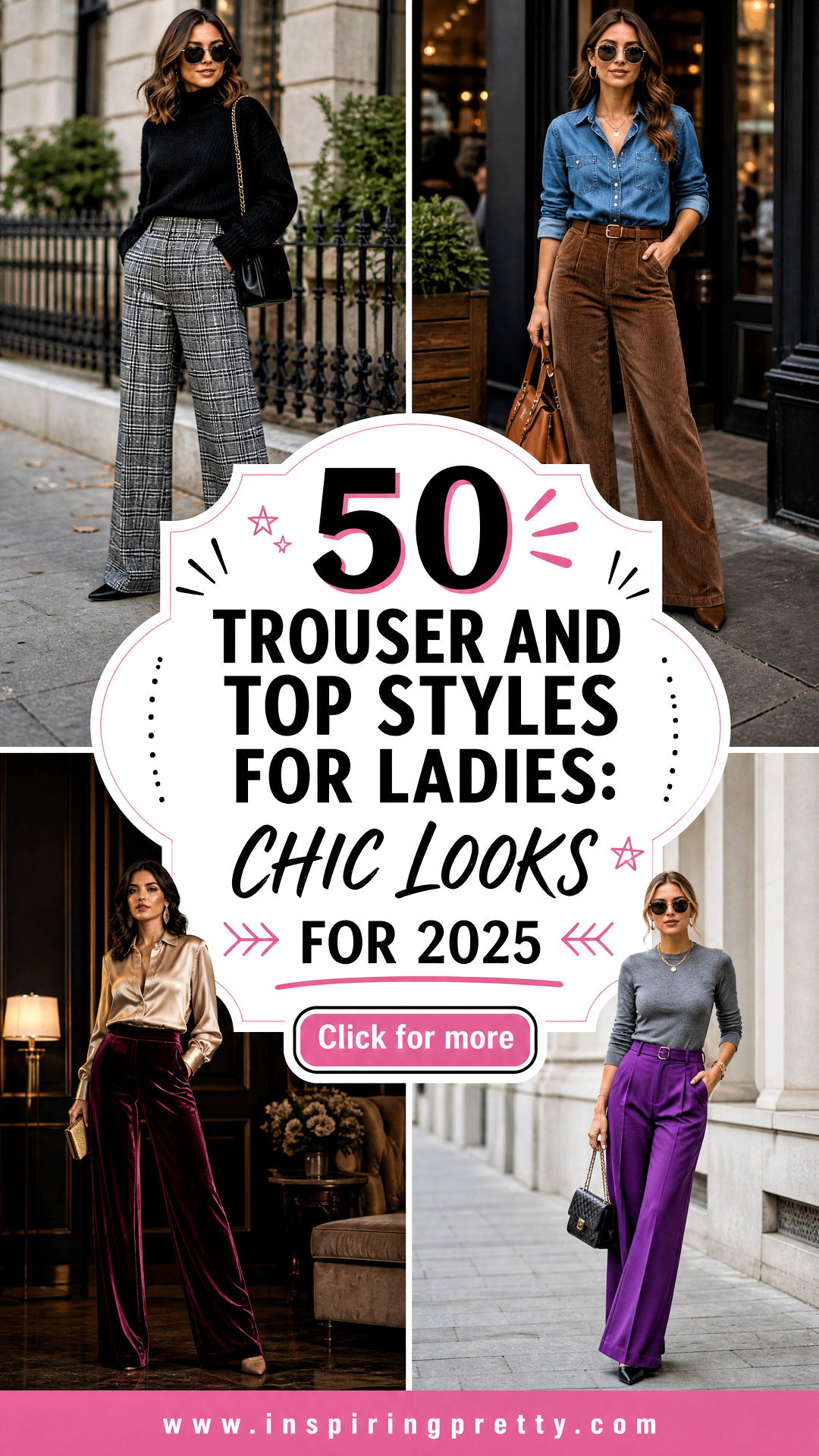 50 Trouser and Top Styles for Ladies Chic Looks for 2025 - 50 Trouser and Top Styles for Ladies: Chic Looks for 2025