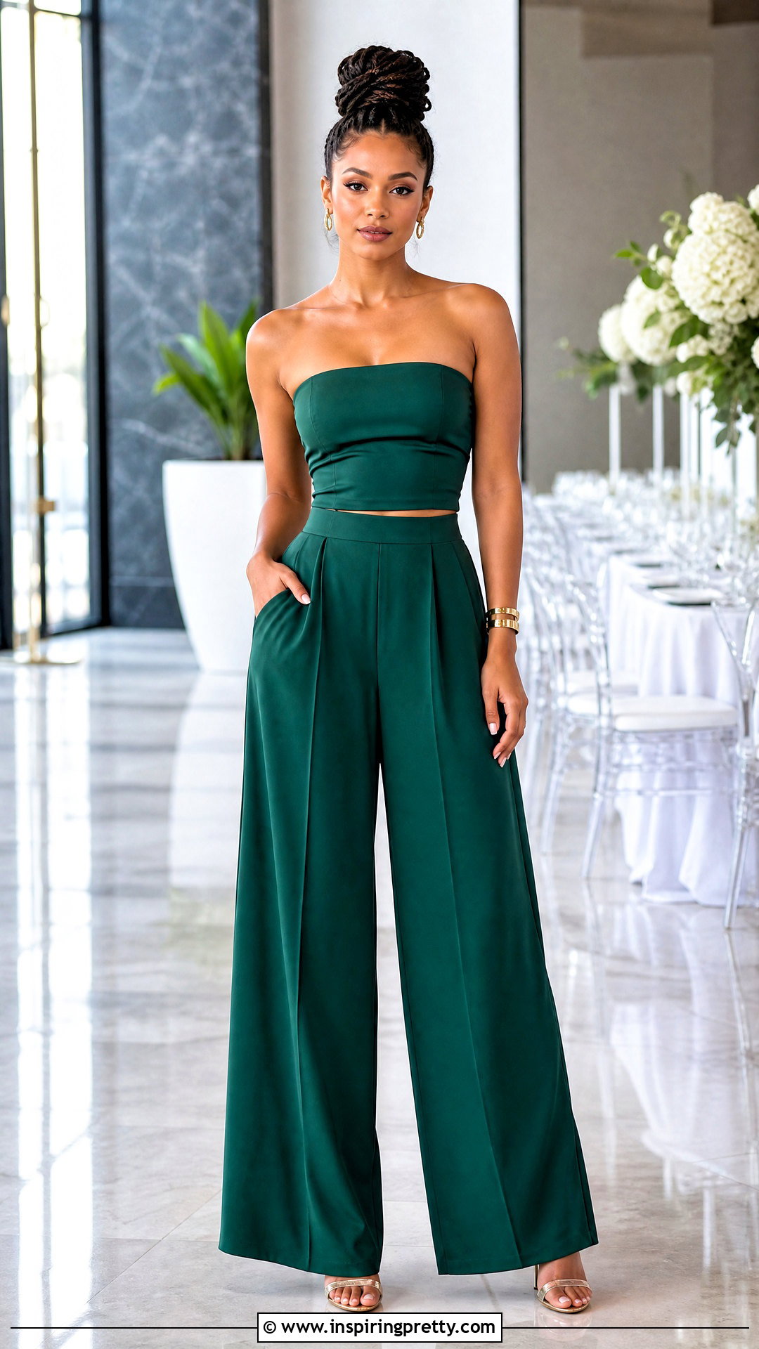 Tube Top With Braided Bun - 50 tube top hairstyle ideas