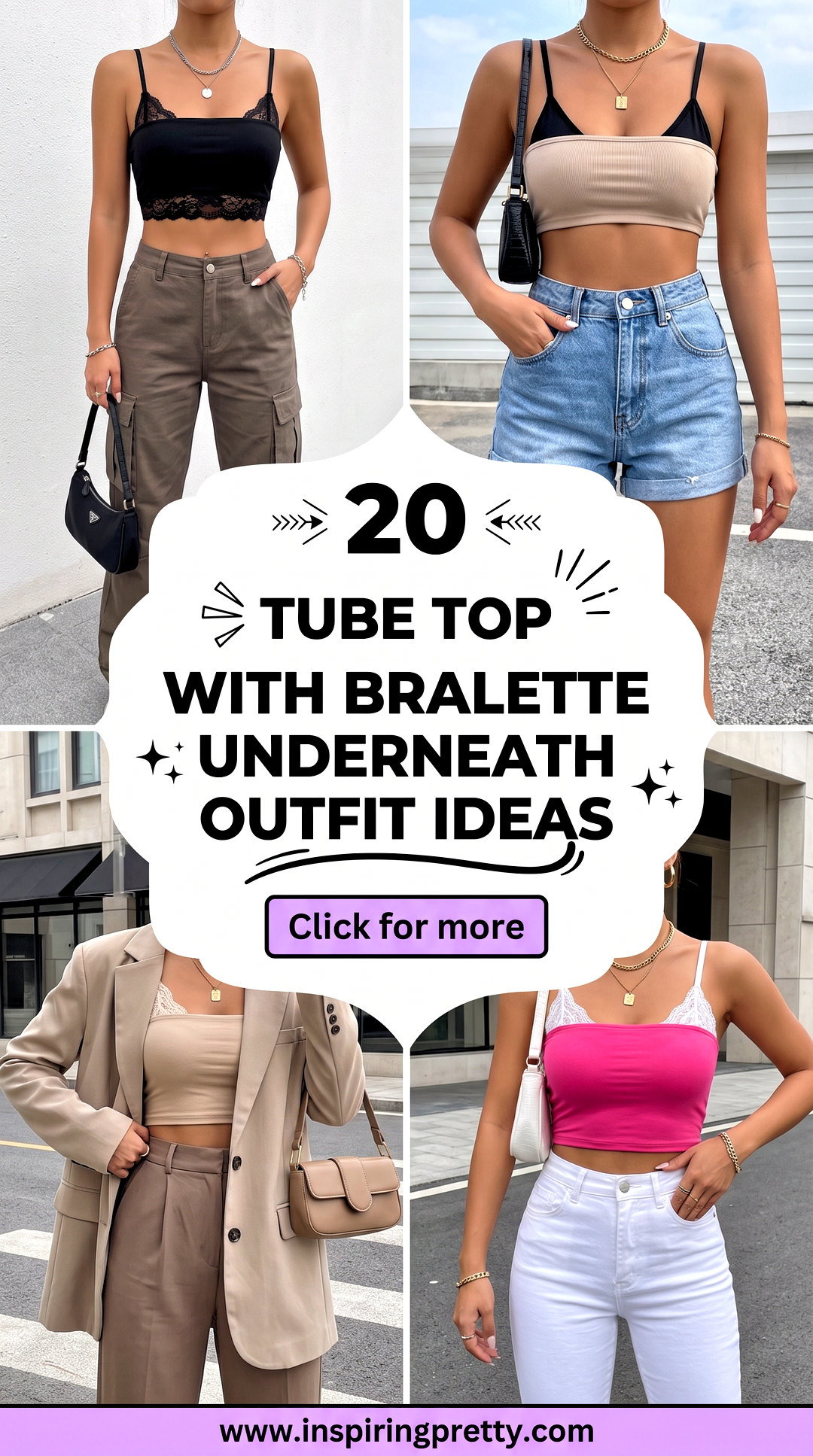 20 Tube Top With Bralette Underneath Outfit Ideas to Try - 20 Tube Top With Bralette Underneath Outfit Ideas to Try