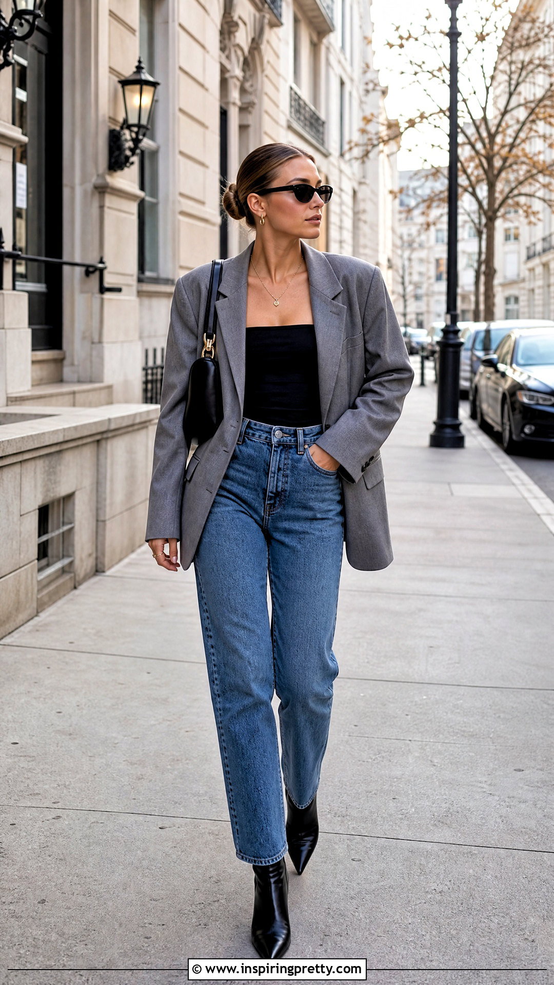 Tube Top With Oversized Blazer - 50 women's top