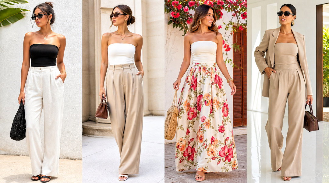 20 Tube Top With Padding Outfit Ideas for Comfy Summer Style