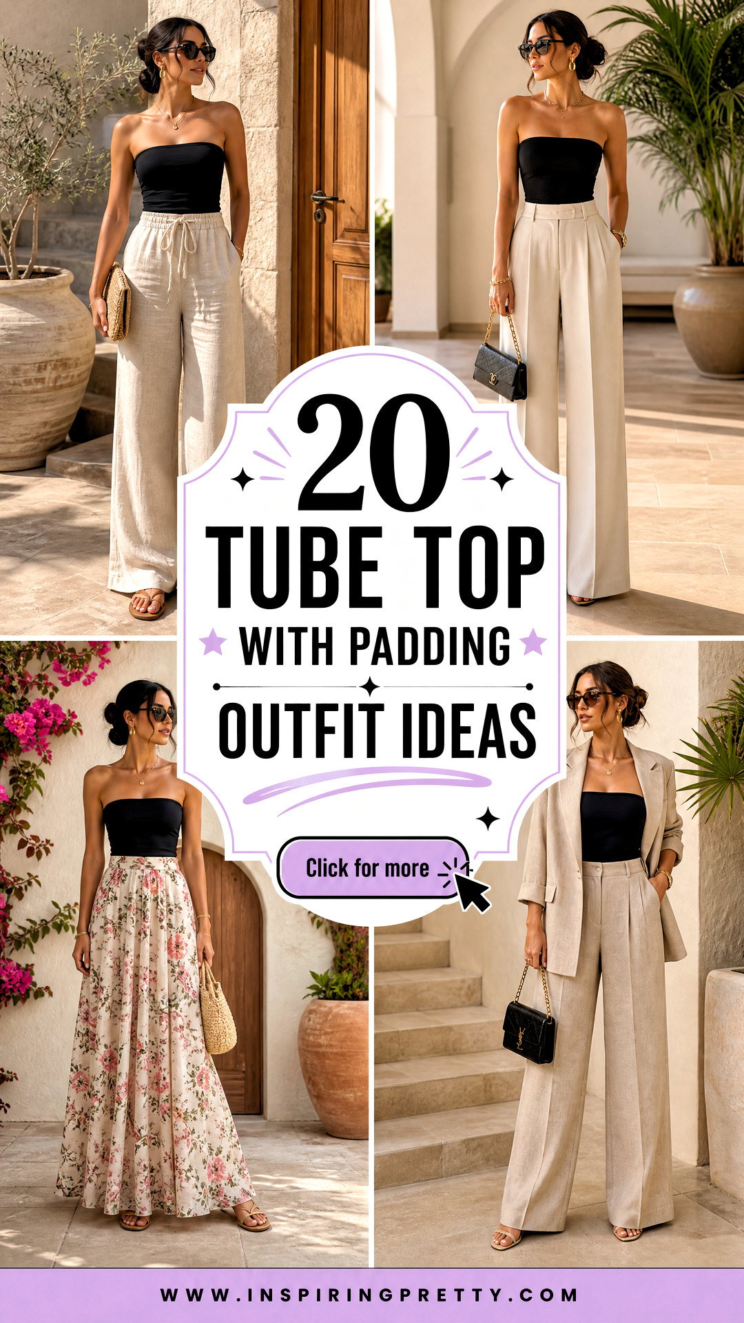 20 Tube Top With Padding Outfit Ideas for Comfy Summer Style - 20 Tube Top With Padding Outfit Ideas for Comfy Summer Style