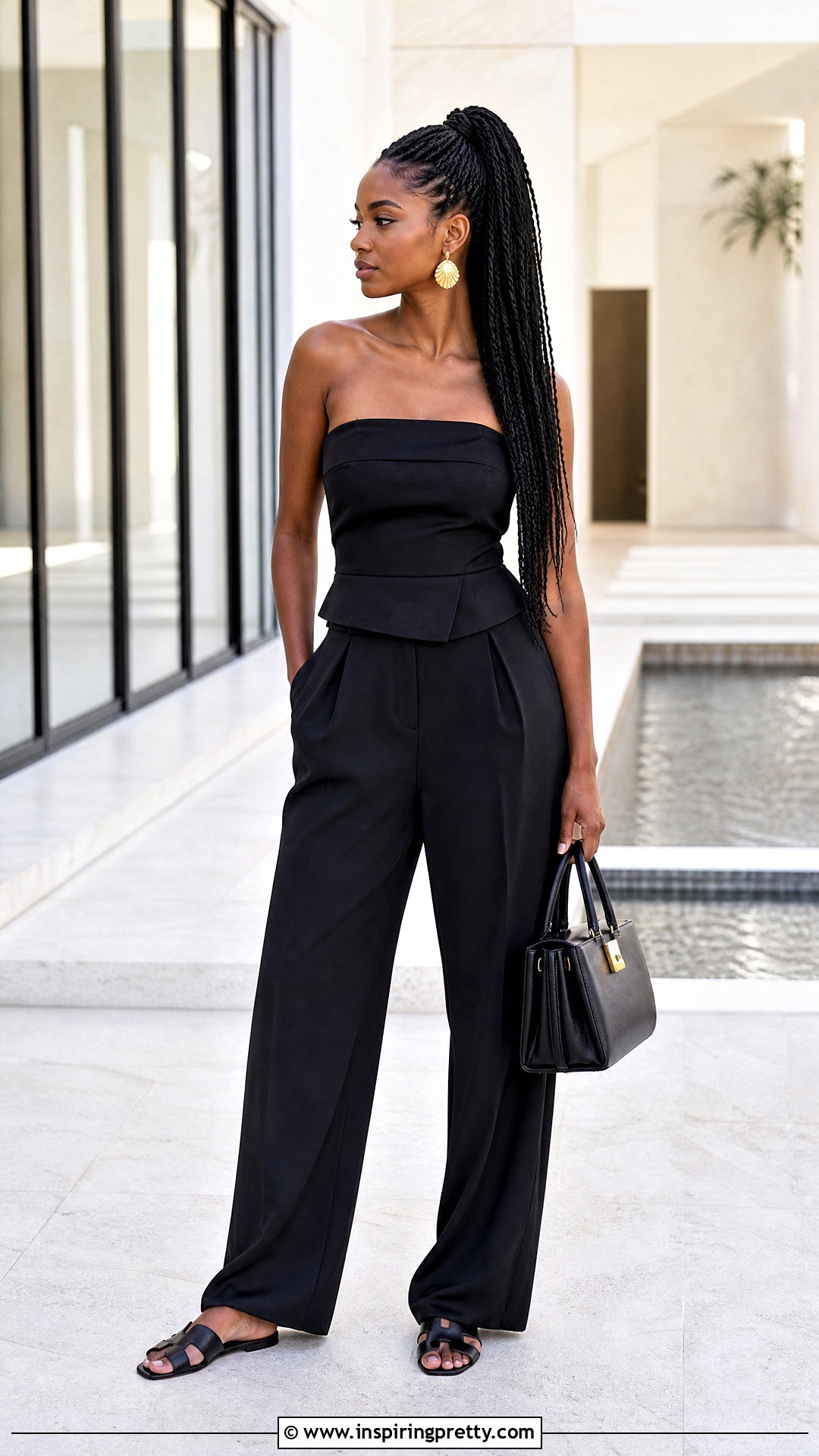 Tube Top With Senegalese Twists - 50 tube top hairstyle ideas