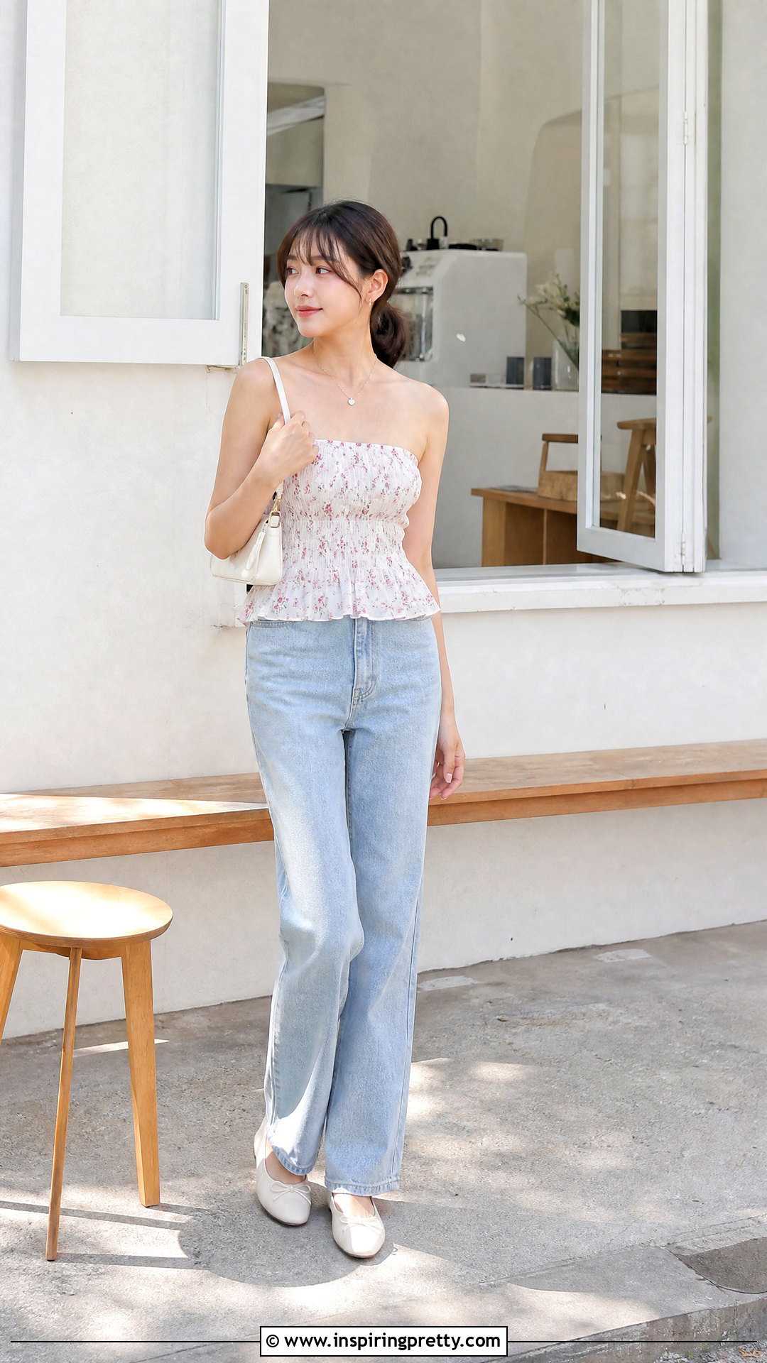 Tube Top With Wispy Bangs - 50 tube top hairstyle ideas