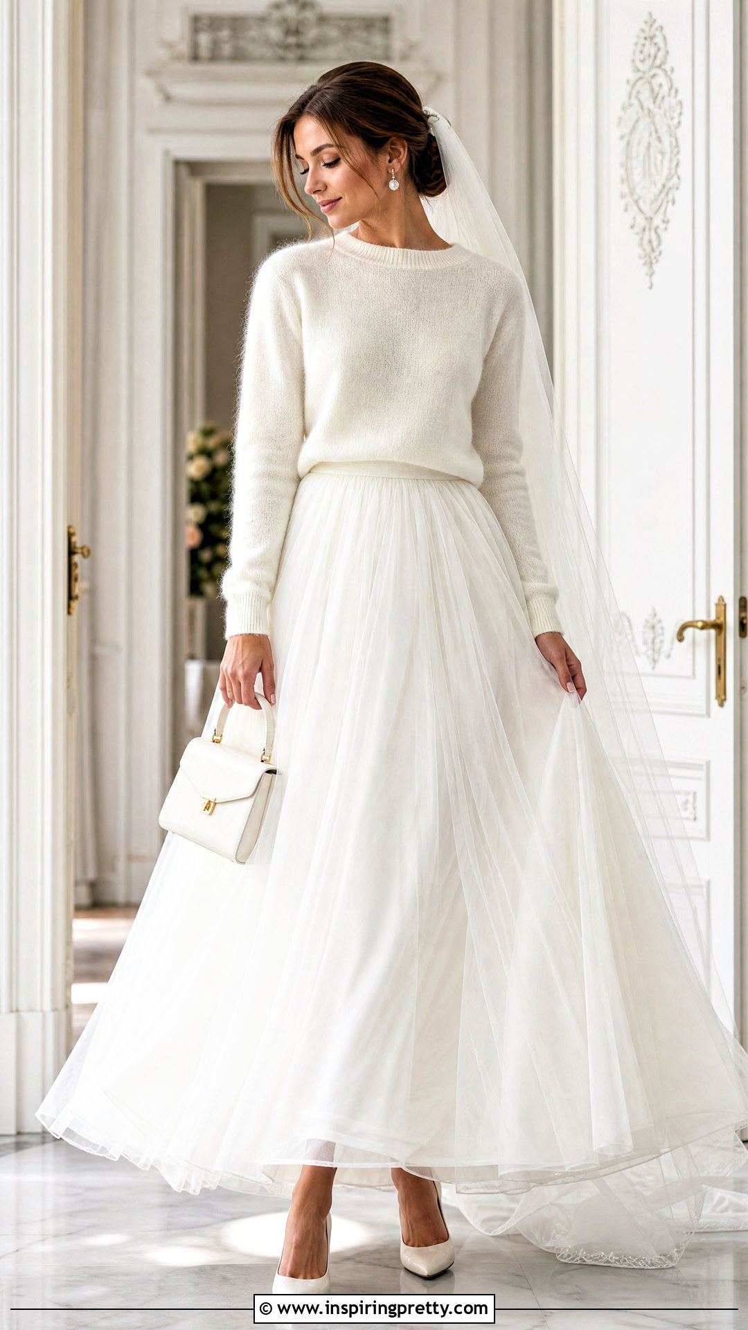 Tulle Wedding Skirt With Bridal Sweater - 25 Tulle Wedding Skirt And Top outfit ideas