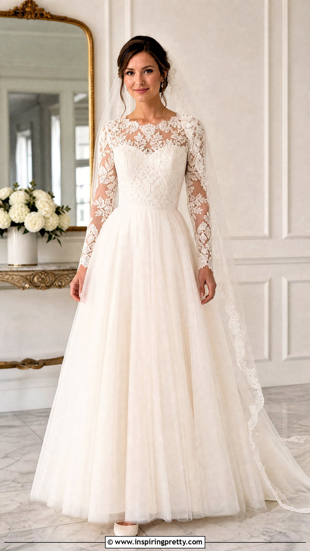 Tulle Wedding Skirt With Long Sleeve Lace Top - 25 Tulle Wedding Skirt And Top outfit ideas