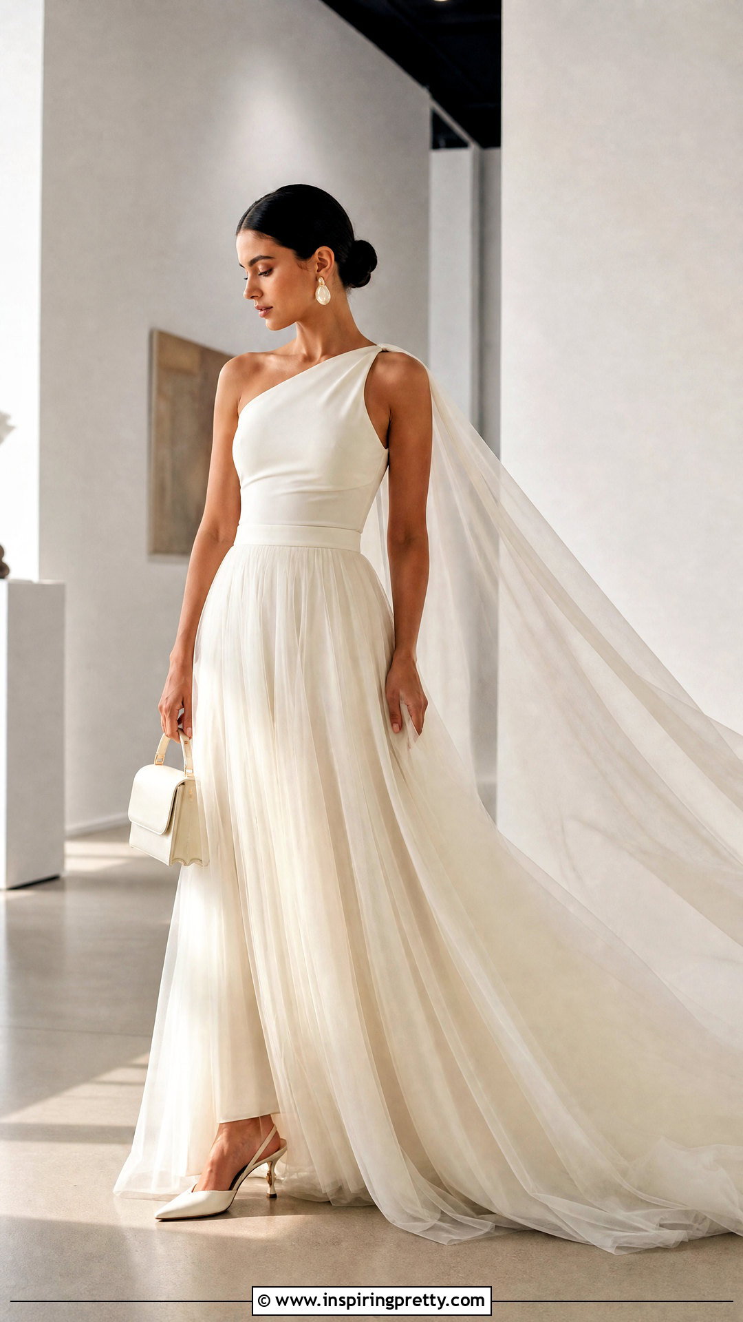 Tulle Wedding Skirt With One Shoulder Top - 25 Tulle Wedding Skirt And Top outfit ideas