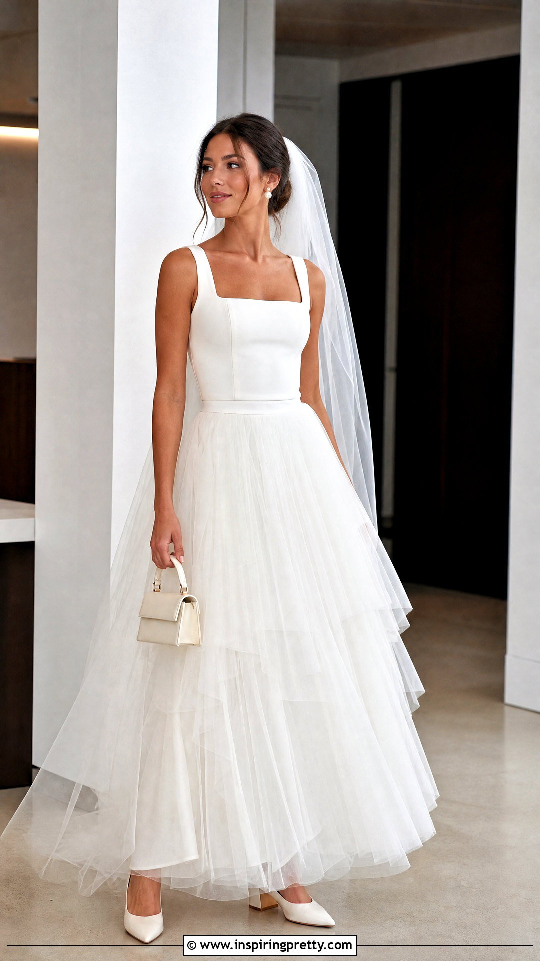 Tulle Wedding Skirt With Square Neck Top - 25 Tulle Wedding Skirt And Top outfit ideas