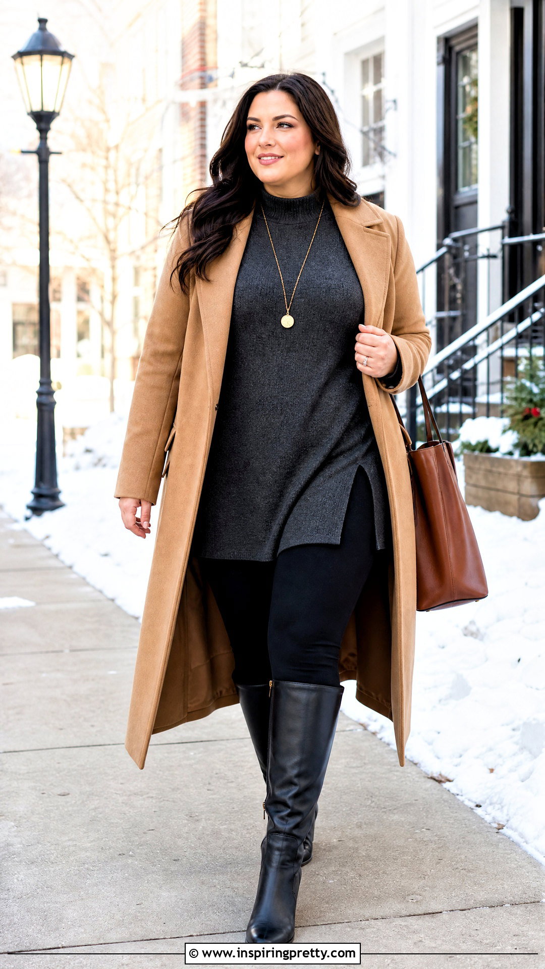 Tunic Sweater With Ponte Leggings - 50 winter tops for women