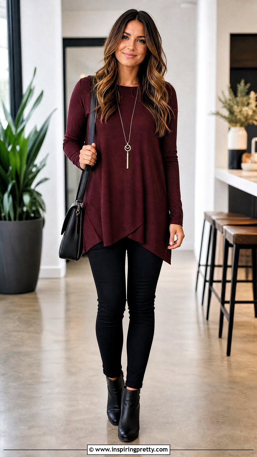 Tunic Top Skinny Jeans And Ankle Boots - 50 Jeans And Tops For Women