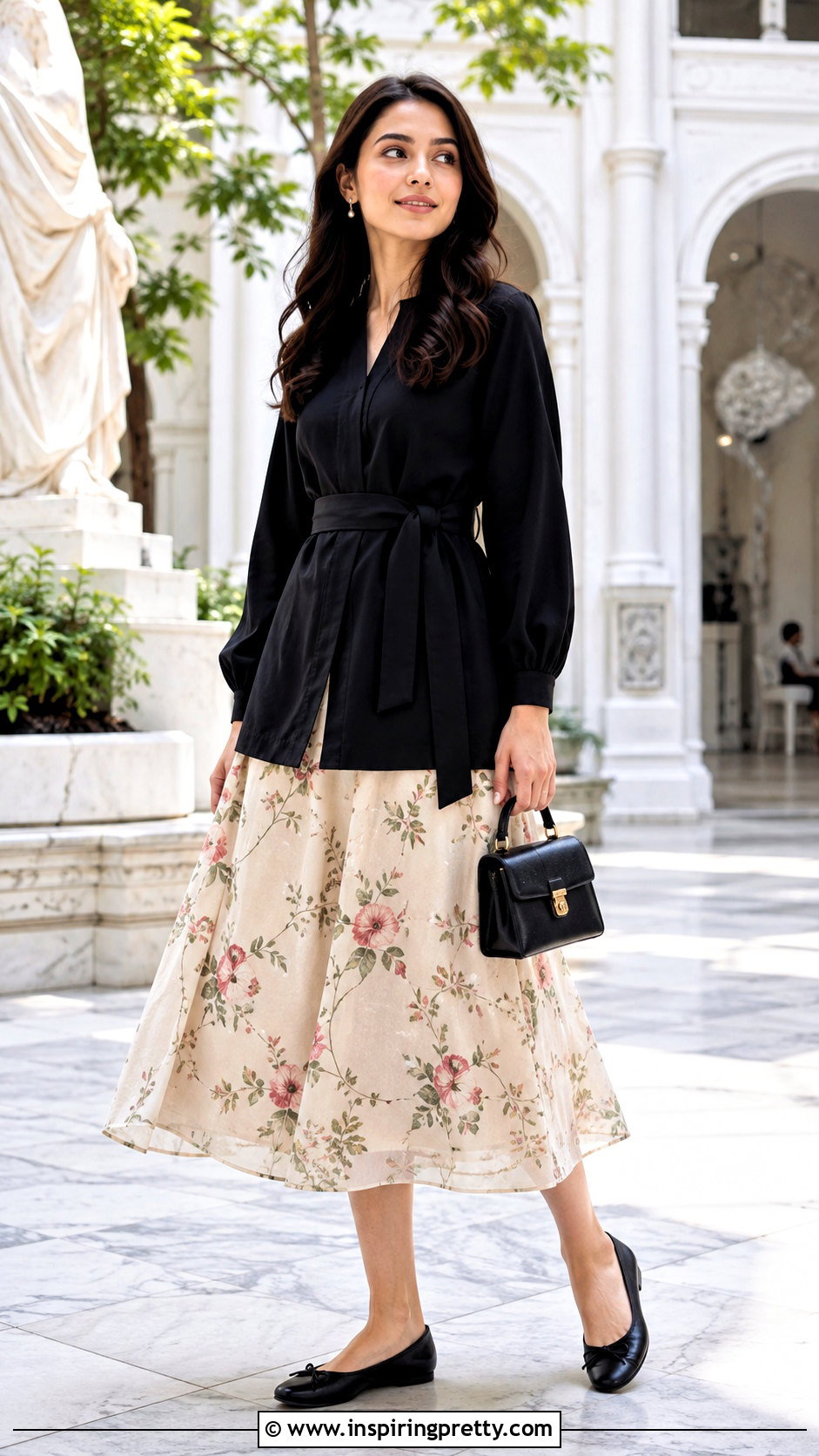 Tunic Top With A Line Skirt - what to wear with a tunic top (25 ways)