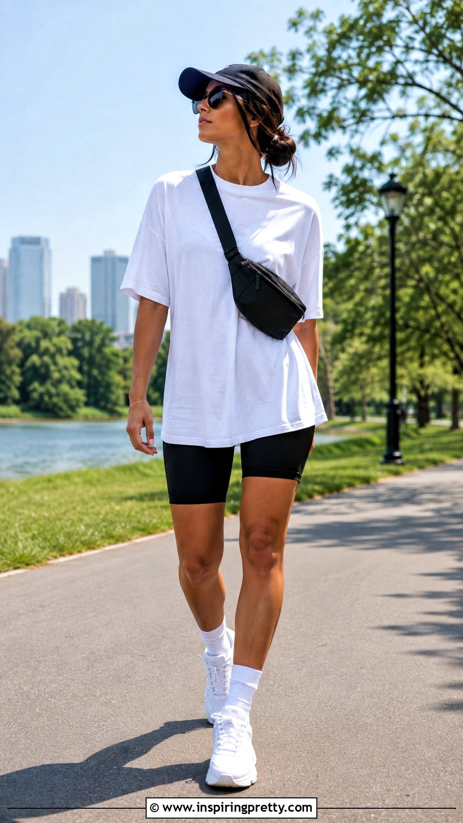 Tunic Top With Bike Shorts - what to wear with a tunic top (25 ways)