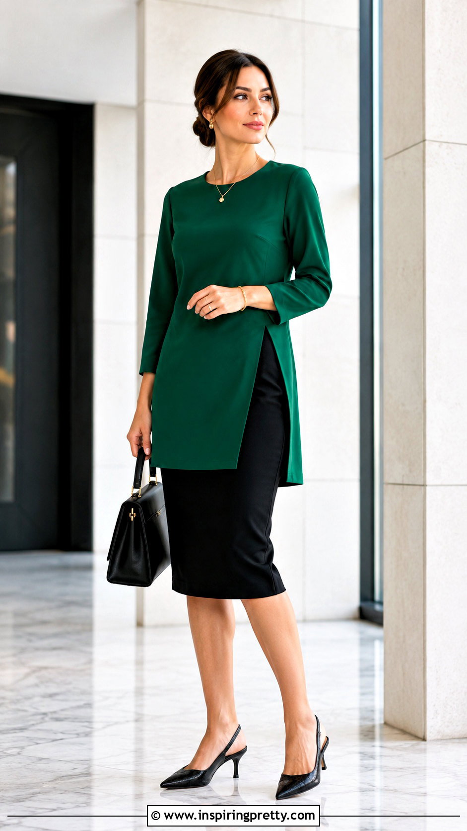 Tunic Top With Pencil Skirt - what to wear with a tunic top (25 ways)