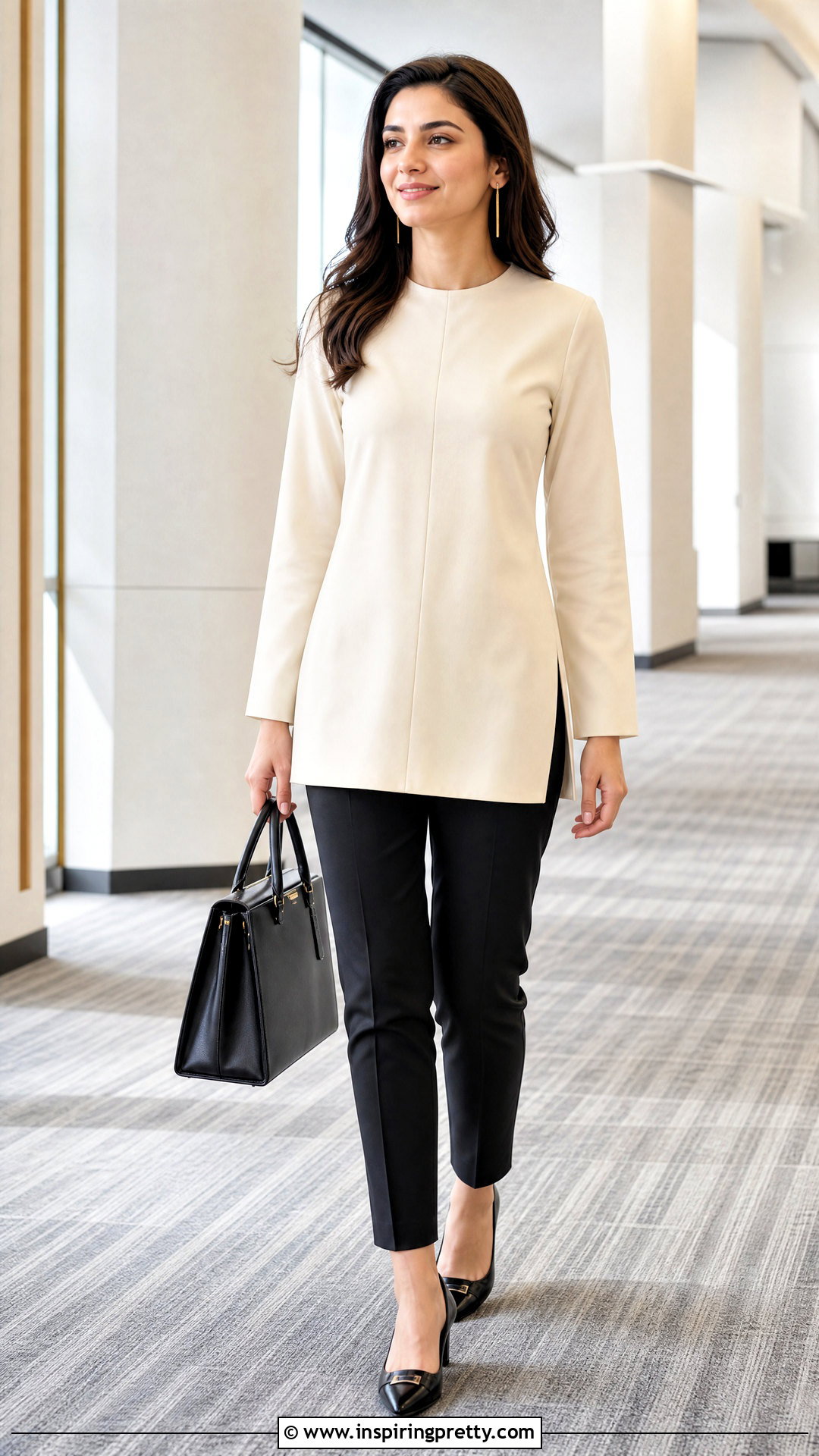Tunic Top With Slim Trousers - 50 formal tops for women