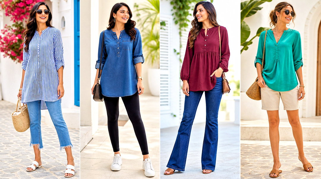 50 Tunic Tops Outfit Ideas for Effortless Everyday Style